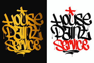 design graffiti handstyle and tags for your name or logo