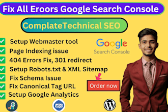 fix google search console errors technical SEO solve indexing issue