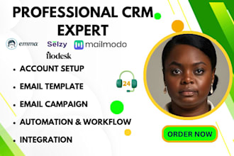 setup emma, mailmodo, flodesk,selzy campaigns automation