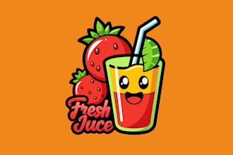 make durable beautiful juice logo