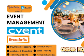 setup event management CRM cvent eventbrite aventri bizzabo ticket tailor crm