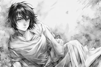 do manga arts in black and white