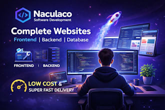 develop an entire website for your business