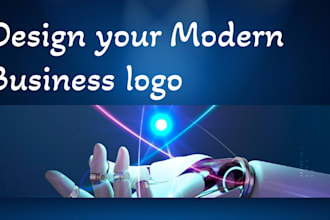 design modern business logo with copyrights