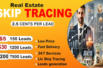 do real estate skip tracing, llc skip tracing