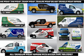 do unique van wrap, car wrap, truck wrap or any vehicle wrap design