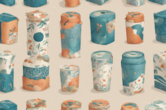 design a unique pattern for product lines and packaging