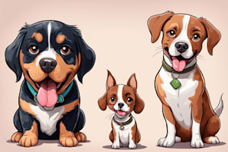 draw an awesome pet cartoon portrait