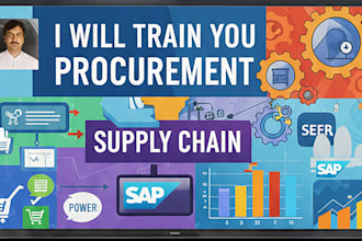 provide comprehensive training in sap erp procurement, supply chain operations
