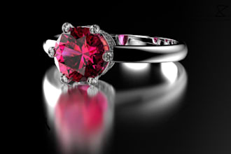 design stunning jewellery and rendering