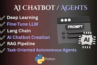do machine learning deep learning data science chatbot projects