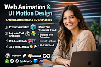 scrolltrigger gsap 3d spline product animation wordpress elementor motion page