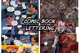 do pro lettering for your comic book