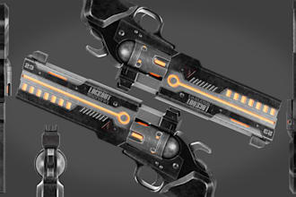 create game ready realistic 3d models and textures