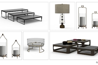 provide 3d models, renderings, and spec sheets for interior products