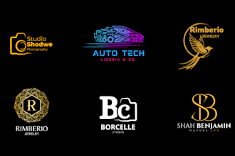 design custom minimalist logo, professional business and unique creations