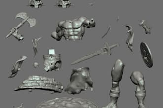 be your sculptor, cut and key,3d mask,figuring, tabletop,stl file,3d figure toy