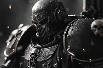 paint characters from warhammer 40k or comics