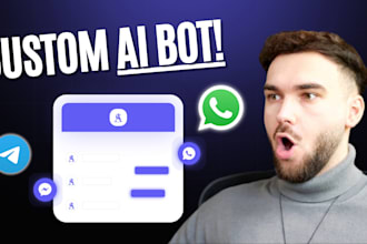 create you an ai powered chatbot for whatsapp or telegram