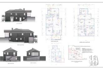 convert your pdf, sketch or image drawing to auto cad or revit