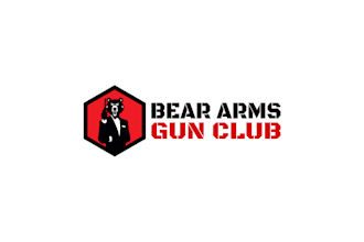 do a professional modern minimalist gun club logo design