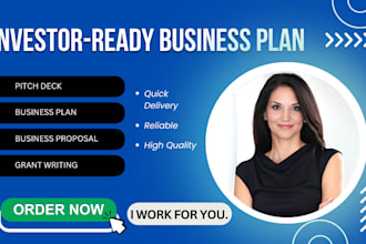 write an exceptional business plan and pitch deck