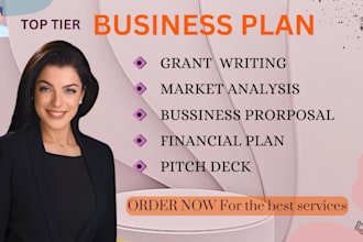 develop a topnotch business plan for investors, fundraising, startups, loans