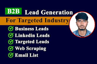 do lead generation, list building and data scraping