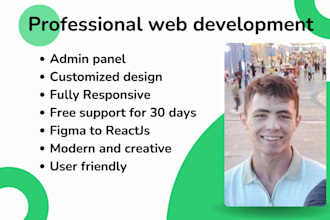 build or upgrade your website using react, firebase, node