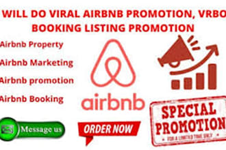 do airbnb promotion, booking,vrbo marketing,airbnb listing seo to boost booking