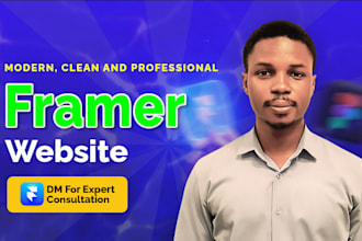 create modern framer website, landing page, or be your framer developer