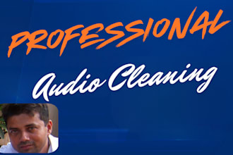 do audio edit, cleanup and fix sound in audio