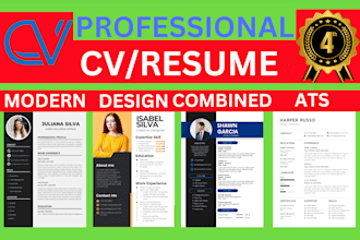 write and upgrade your professional resume, cv maker and cover letter