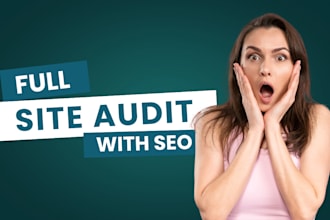 comprehensive full technical SEO audit and  ahrefs site audit to fix issues
