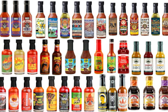 design premium food packaging, jar labels, spice labels, sauce and product label