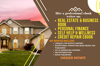 ghostwrite real estate ebook, personal finance, investment, business lead magnet