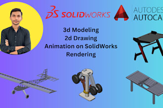 design 3d cad models ready for manufacturing