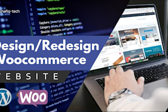 build responsive wordpress ecommerce website or woocommerce store