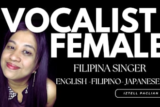 filipino female vocalist with a soft, mellow voice