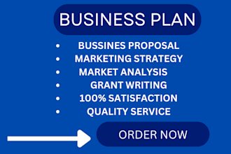 develop a detailed business proposal and financial plan