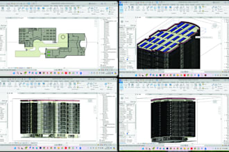 create revit 3d model, sheets, family, legends, tags and annotations via 2d plan
