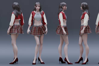 do 3d character modelling