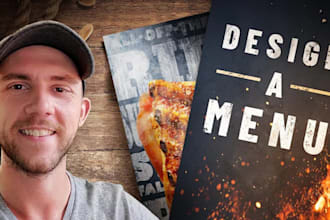 design amazing food poster, flyer,menu card for restaurant