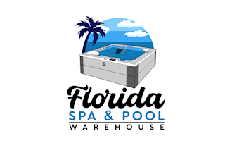make a modern spa and pool logo design serenity style