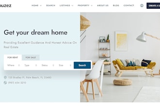 get you homey theme, houzez theme website, buildium and direct booking website
