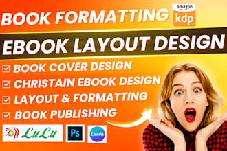 design formatage kdp and ingramspark book layout, refonte ebook, createspace