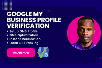 create verified gmb listing, optimize google my business gmb ranking seo