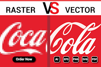 manually vector trace your logo or image using adobe illustrator