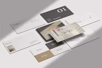 create modern and professional brand identity design