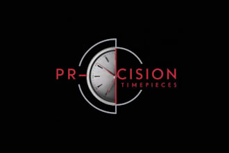 design advantageous clock watch company logo